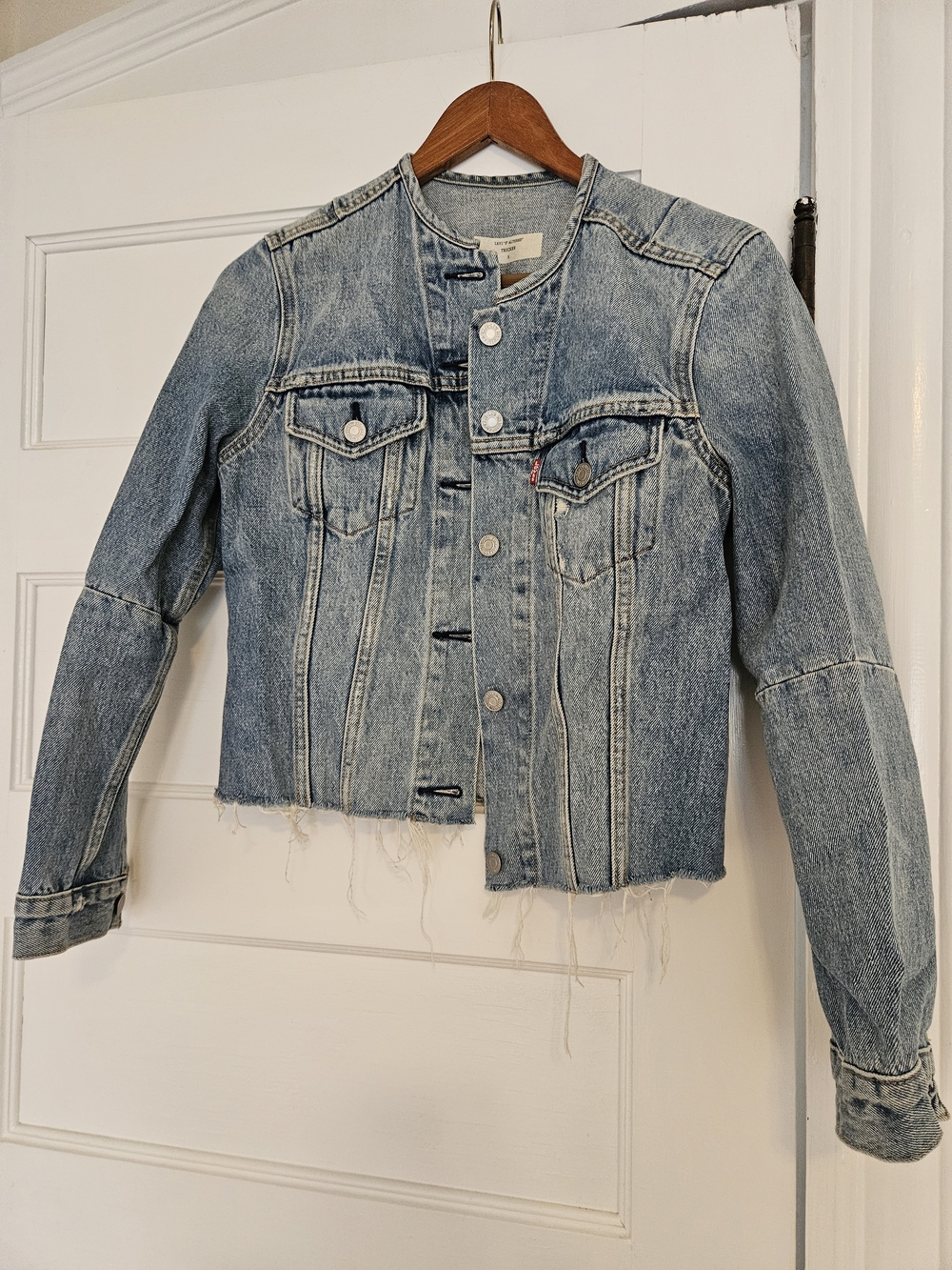 Levi's Light Blue Altered Trucker Jacket - Picture 4 of 4